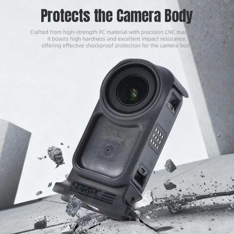 For DJI Osmo Nano STARTRC Vertical-Horizontal Protective Frame Adapter Mount  - Black