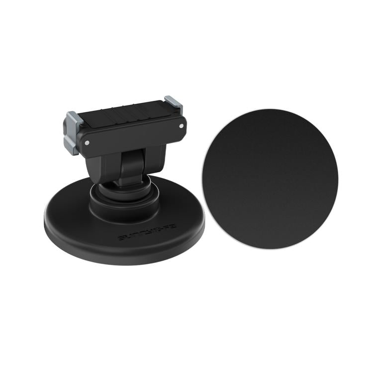 Sunnylife Quick-Release Dual-Direction Magnetic Base Mount 1/4 180 Tilt Adjustable Tabletop Base Bracket For DJI Osmo Nano / Action 6  - Black
