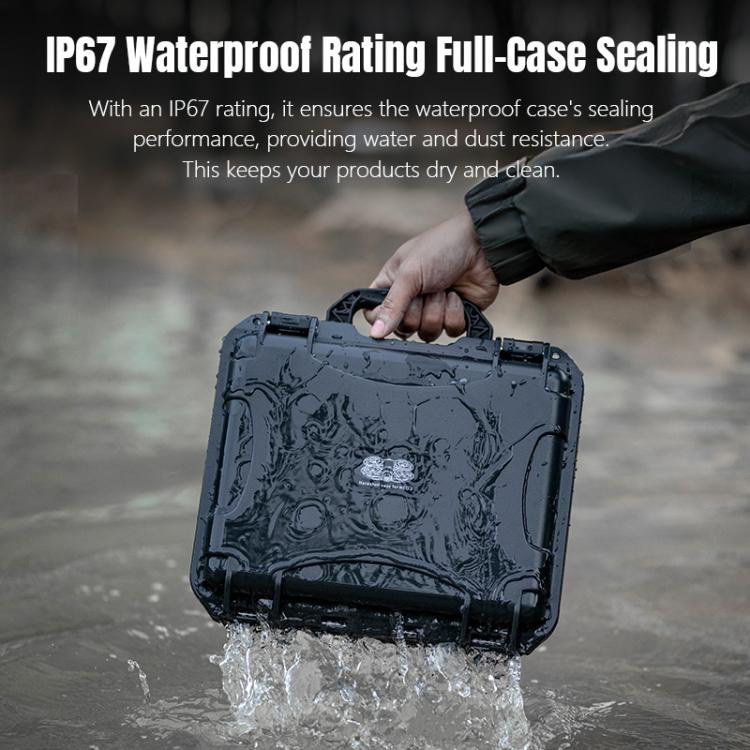 For DJI Neo 2 STARTRC Portable Mini PP Waterproof Explosion-proof Suitcase Storage Box  - Black