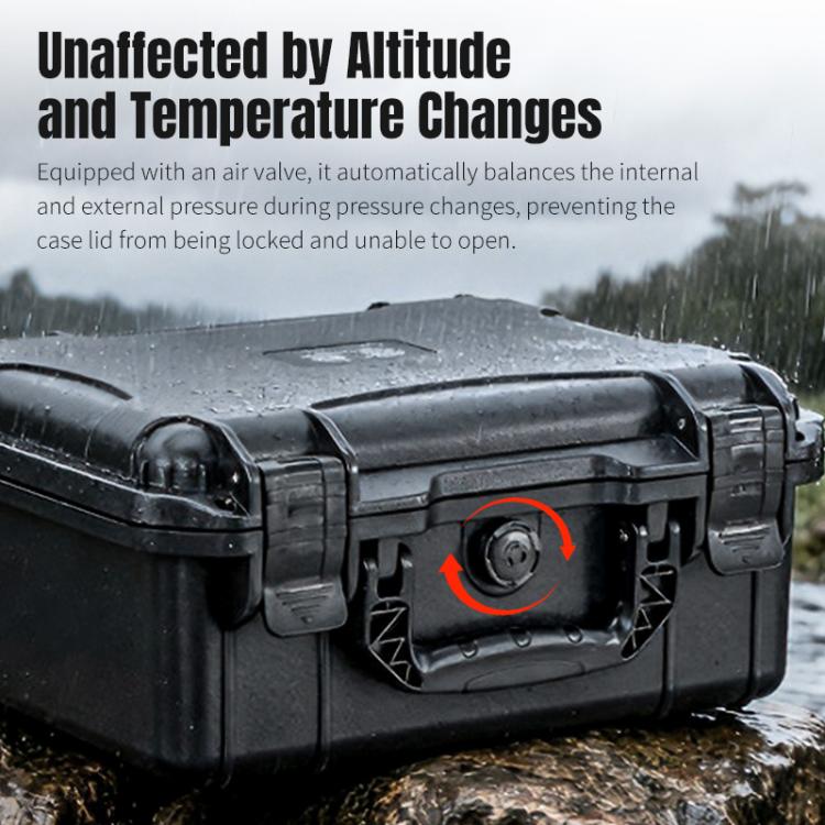 For DJI Neo 2 STARTRC Portable Mini PP Waterproof Explosion-proof Suitcase Storage Box  - Black