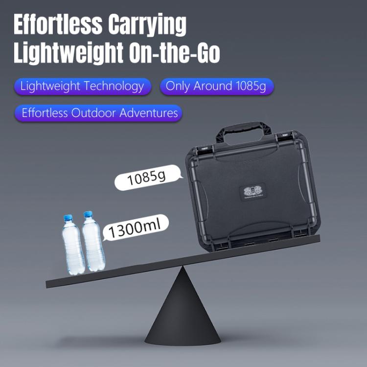 For DJI Neo 2 STARTRC Portable Mini PP Waterproof Explosion-proof Suitcase Storage Box  - Black