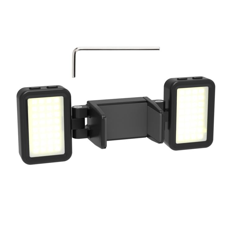 For DJI Osmo Pocket 4 / 3 Sunnylife Adjustable LED Video Light Quick-Release Fill Light Tri-Color Dimmable Portable Fill Lamp