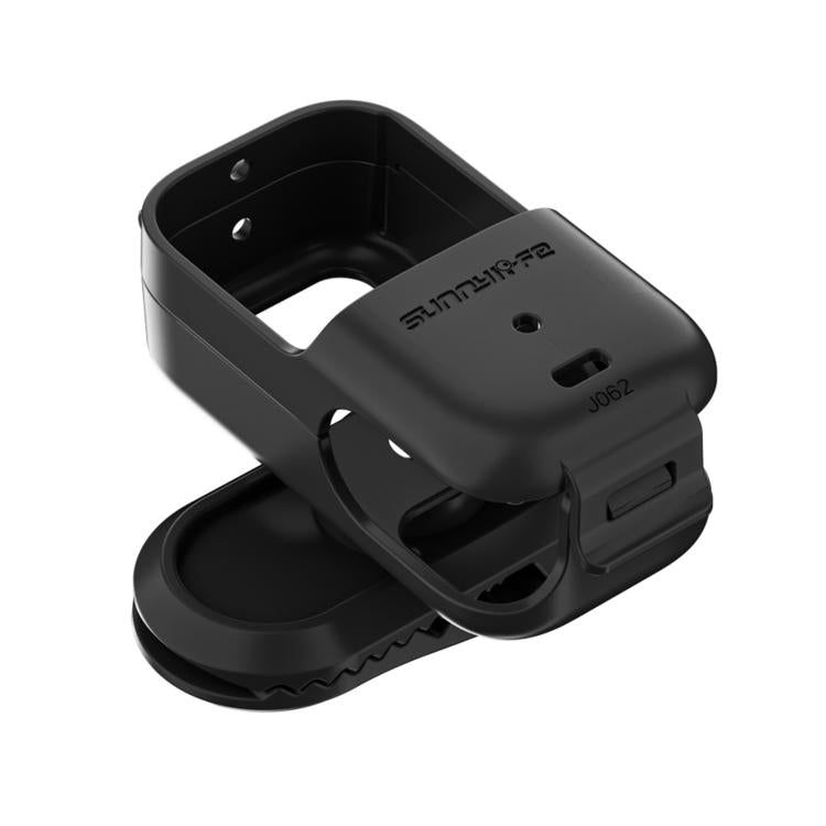 For DJI Osmo Nano Sunnylife Backpack Clip Action Camera Clamp 360 Degree Rotation Vertical-Horizontal Mount  - Black
