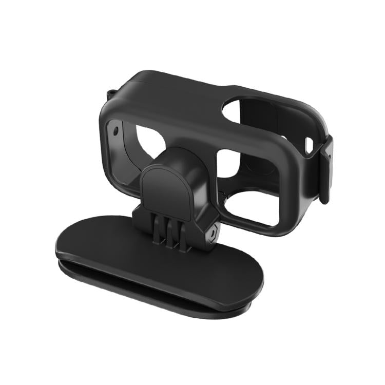 For DJI Osmo Nano Sunnylife Baseball Hat Clip Mount Baseball Cap Clamp Quick Release Mount Camera POV Vlog Holder  - Black