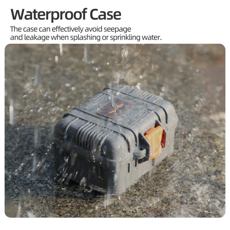 For DJI Osmo Nano Sunnylife Mini Travel Box Waterproof Carrying Box Shock-proof Hard Shell  - Grey
