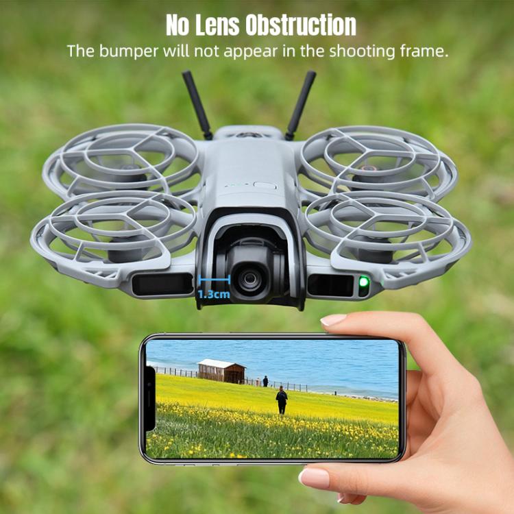 For DJI Neo 2 STARTRC Gimbal Lens Anti-collision Plastic Guard Bumper  - Black