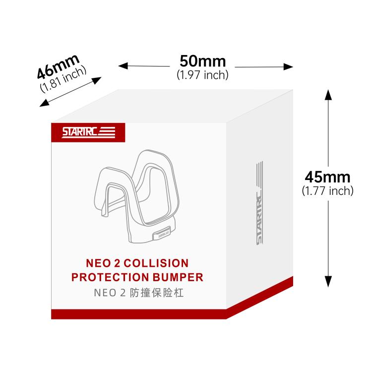 For DJI Neo 2 STARTRC Gimbal Lens Anti-collision Plastic Guard Bumper  - Black