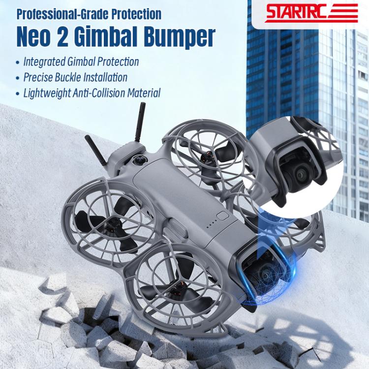 For DJI Neo 2 STARTRC Gimbal Lens Anti-collision Plastic Guard Bumper  - Black