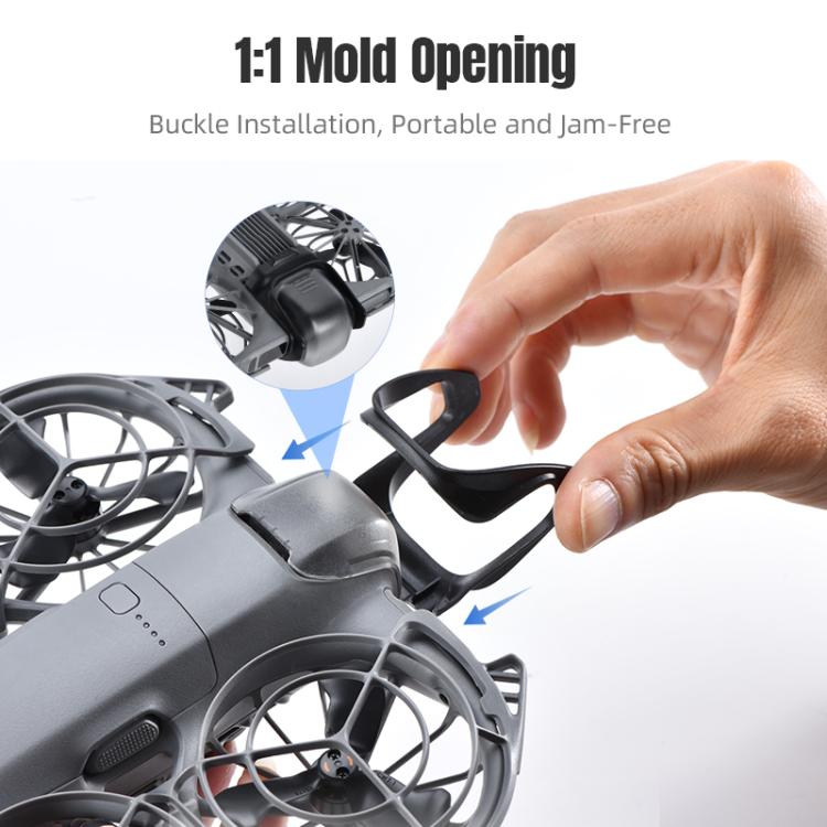 For DJI Neo 2 STARTRC Gimbal Lens Anti-collision Plastic Guard Bumper  - Black