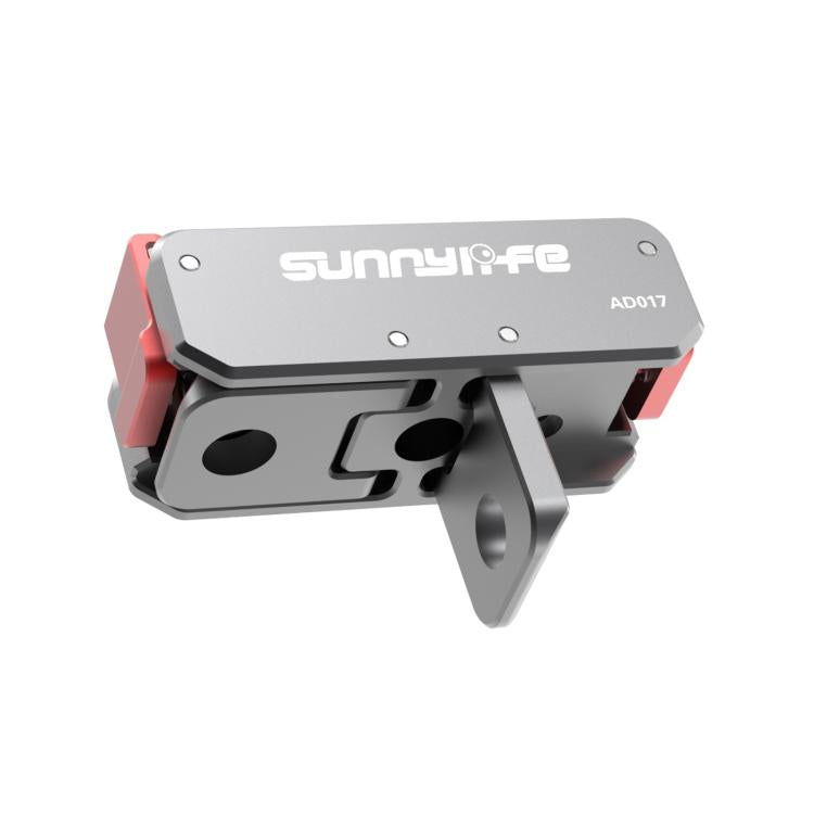 Sunnylife Metal Magnetic Quick Release Adapter Mount Foldable Cam Stand 1/4 Adapter For DJI Osmo Nano / Osmo 360 / Action 5 Pro / 4 / 3  - Grey