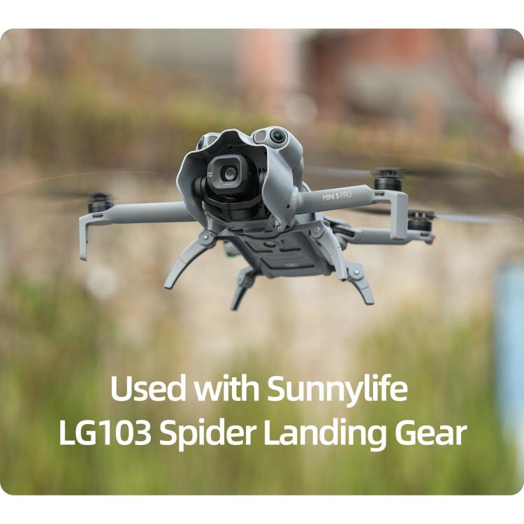 For DJI Mini 5 Pro Sunnylife Lens Hood Anti-glare Lens Cover Sunhood Gimbal Protective Cap  - Grey