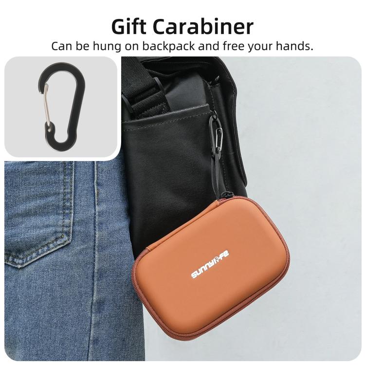 Sunnylife Portable Carrying Case Mini Handbag Storage Bag for Insta360 Ace Pro 2 / 1 Street Photography Kit