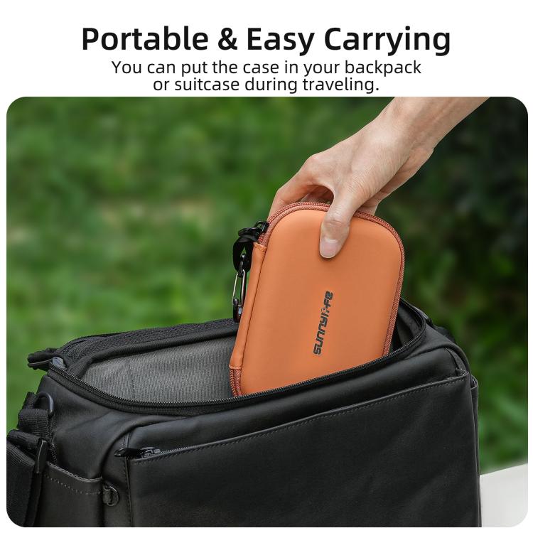 Sunnylife Portable Carrying Case Mini Handbag Storage Bag for Insta360 Ace Pro 2 / 1 Street Photography Kit