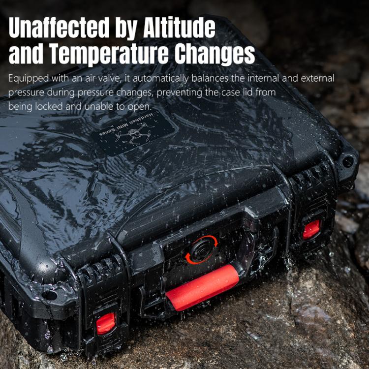 For DJI Mini 5 Pro STARTRC Waterproof ABS Suitcase Shoulder Storage Box  - Black