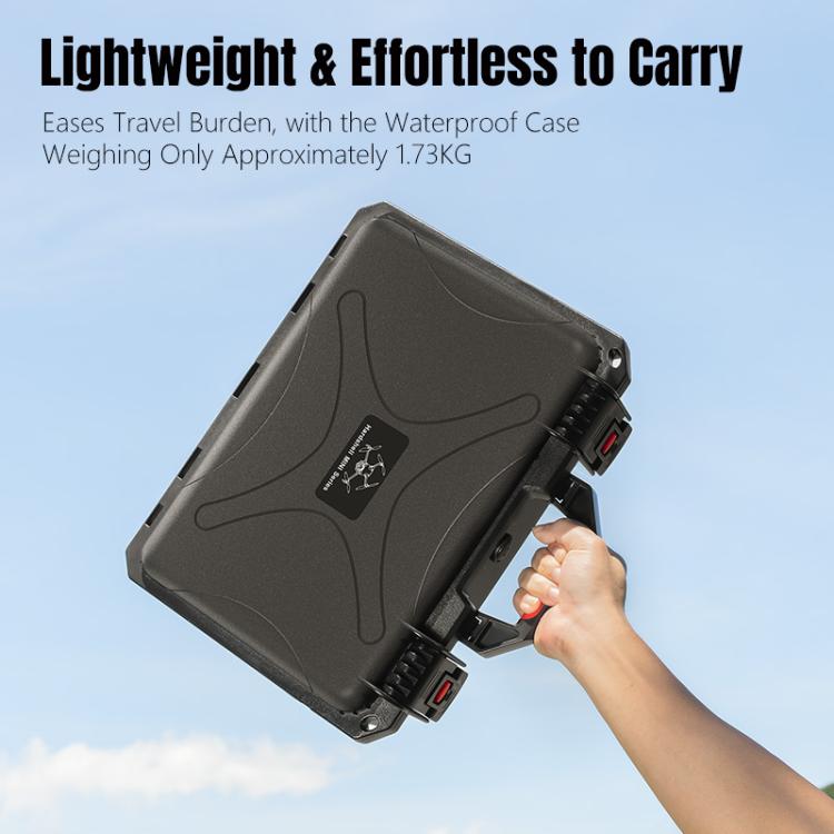 For DJI Mini 5 Pro STARTRC Waterproof ABS Suitcase Shoulder Storage Box  - Black