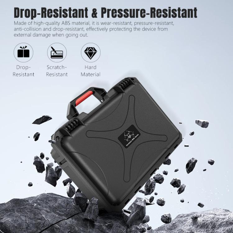 For DJI Mini 5 Pro STARTRC Waterproof ABS Suitcase Shoulder Storage Box  - Black