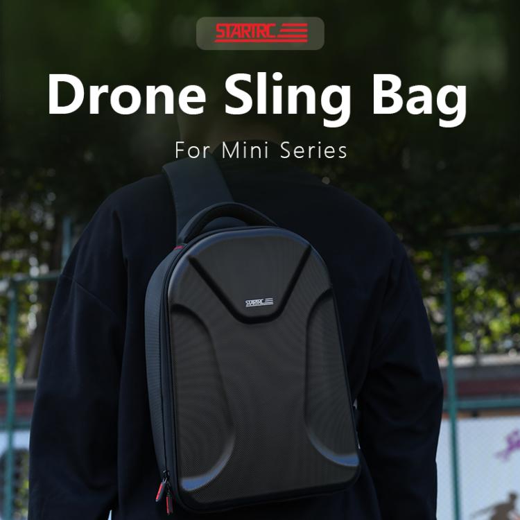 STARTRC Carry Hard Shell Shoulder Storage Bag For DJI Mini 4 Pro / Mini 3 Pro / Mini 4K / Mini 2 SE  - Black