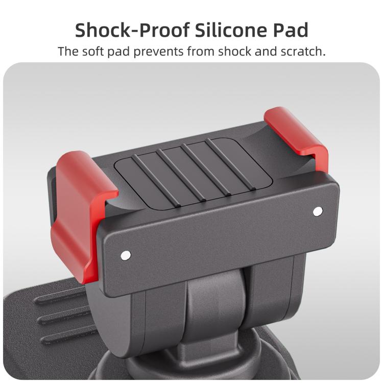 For DJI Osmo Pocket 4 / 3 Sunnylife Magnetic Quick-Release Adjustable Backpack Clip Action Camera Clamp Vertical-Horizontal Mount  - Black
