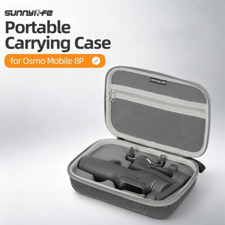 For DJI Osmo Mobile 8P Sunnylife Portable Carrying Case Mini Bag Handbag  - Grey