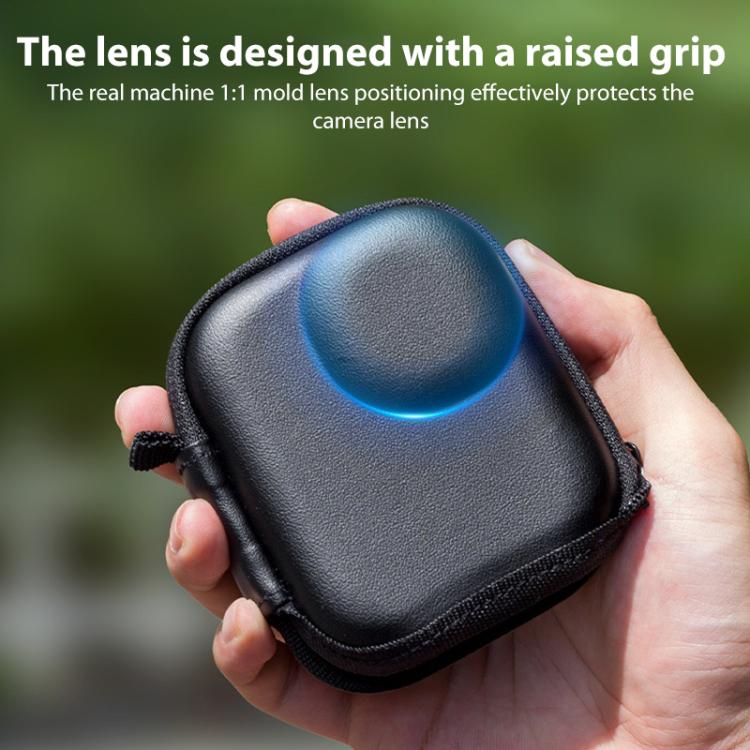 For DJI Osmo Nano Half-open Mini Body PU Storage Bag
