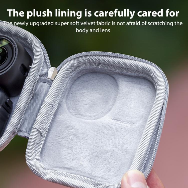 For DJI Osmo Nano Half-open Mini Body PU Storage Bag