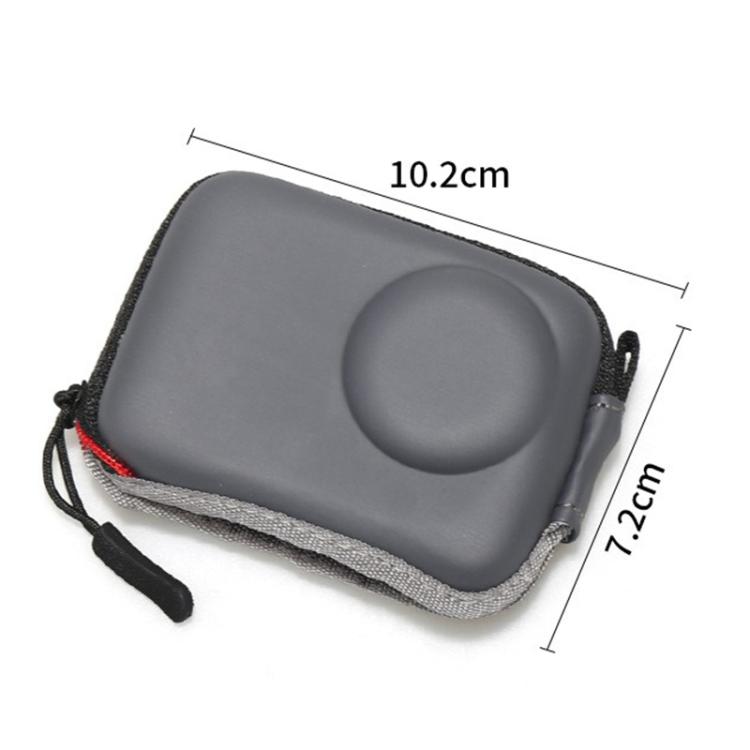 For DJI Osmo Action 5 Pro / 4 / 3 Mini Portable Body PU EVA Storage Bag  - Black