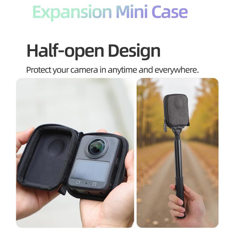 For DJI Osmo 360 Sunnylife Portable Body Half Coverage Storage Box Bag  - Grey