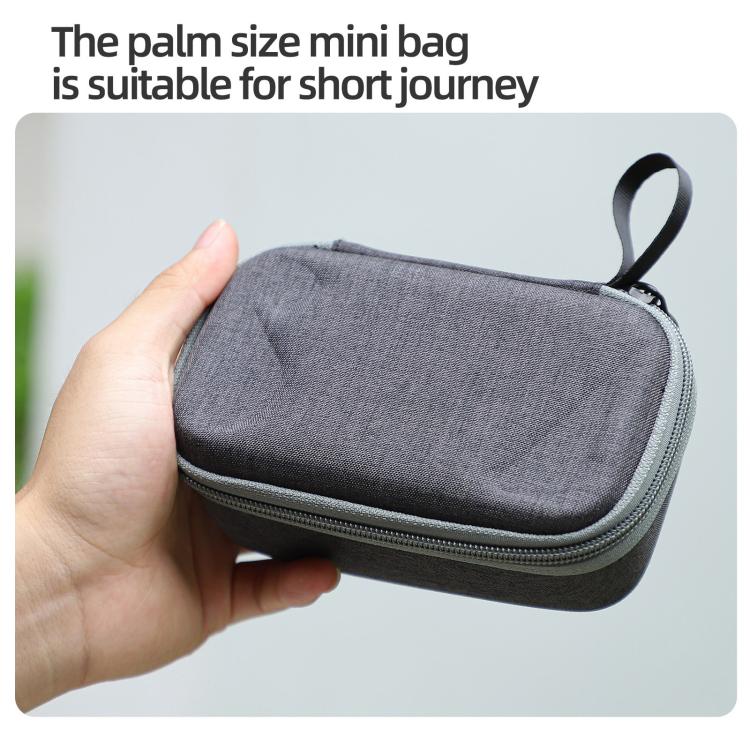 For DJI Osmo 360 Sunnylife Mini Travel Hard Storage Box Bag  - Grey