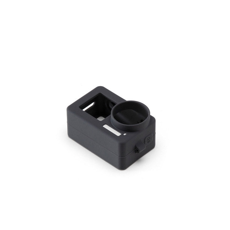 CYNOVA Silicone Protective Case for DJI Osmo Action with Lanyard(Black)