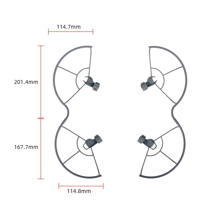 For DJI Mini 5 Pro STARTRC Drone Propeller Protective Guard Anti-collision Ring  - Grey