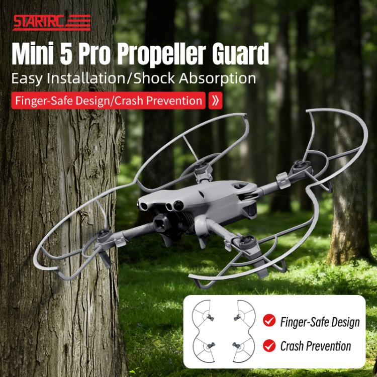 For DJI Mini 5 Pro STARTRC Drone Propeller Protective Guard Anti-collision Ring  - Grey