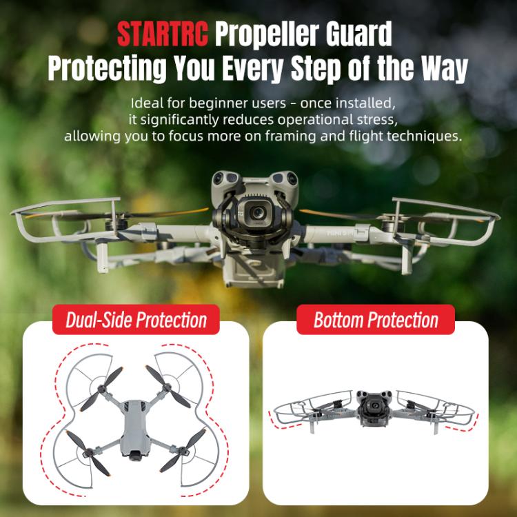 For DJI Mini 5 Pro STARTRC Drone Propeller Protective Guard Anti-collision Ring  - Grey