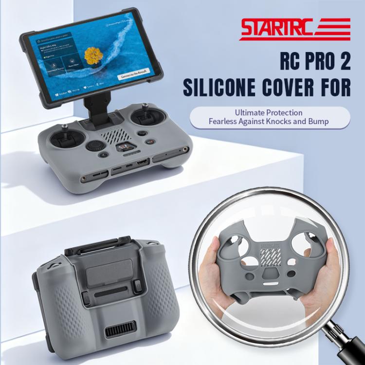 For DJI RC Pro 2 STARTRC Silicone Shockproof Anti-scratch Cover  - Grey