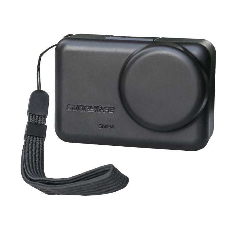 Sunnylife Portable Protective Cover Shock-proof Dust-proof Storage Box with Lanyard for DJI Osmo Action 6 / 5 Pro / 4 / 3  - Black