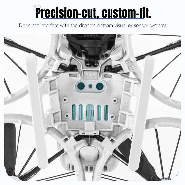For DJI Flip STARTRC Folding Anti-fall Anti-dirt Heightened Landing Gear Training Rack  - Grey
