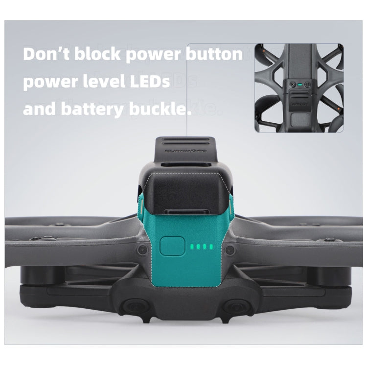 For DJI Avata 2 Sunnylife Battery Anti-release Buckle Clip Lock-up Anti-falling Battery Safety Lock Buckle Guard  - Black