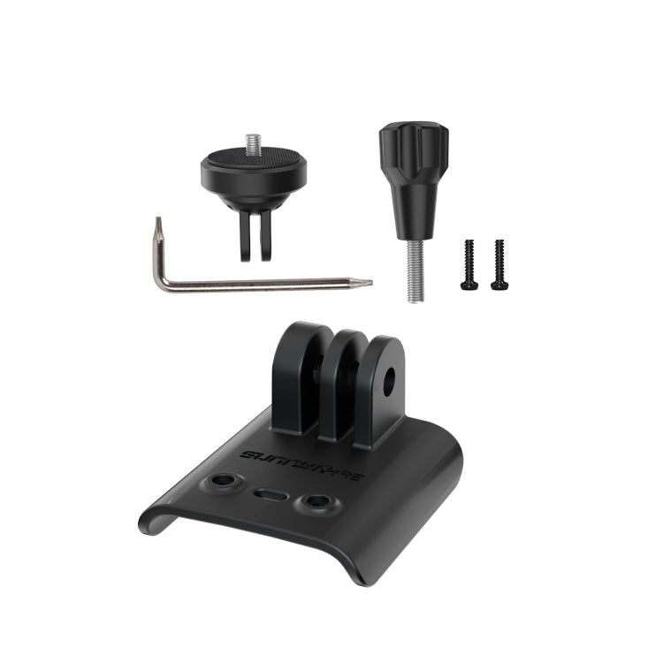 For DJI Avata 2 Sunnylife Action Camera Holder Mount Drone Light Bracket  - Black