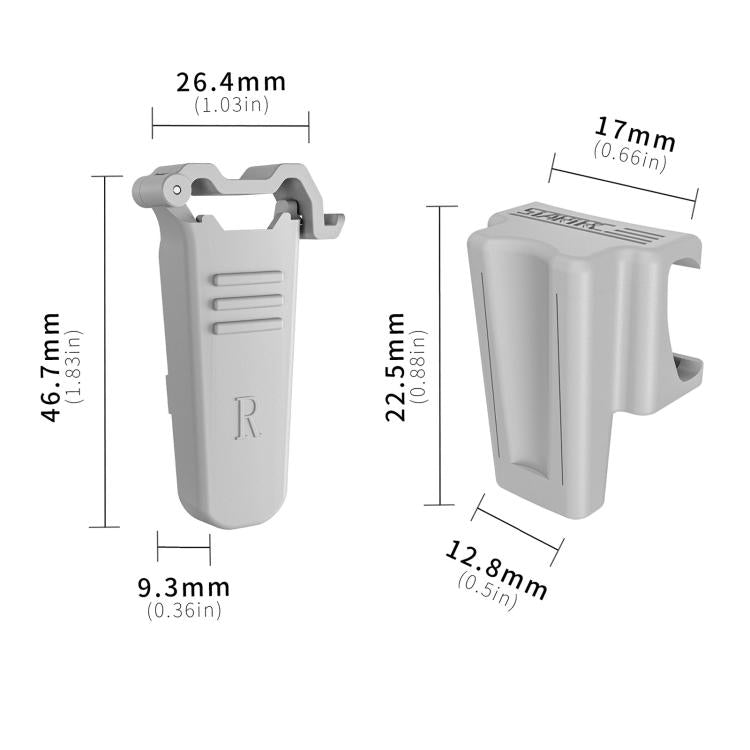For DJI Flip STARTRC Split Type Drone Landing Gear Height Extensions Rack  - Grey