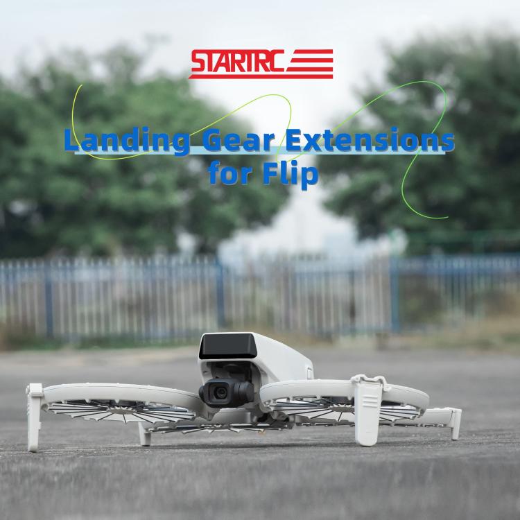 For DJI Flip STARTRC Split Type Drone Landing Gear Height Extensions Rack  - Grey