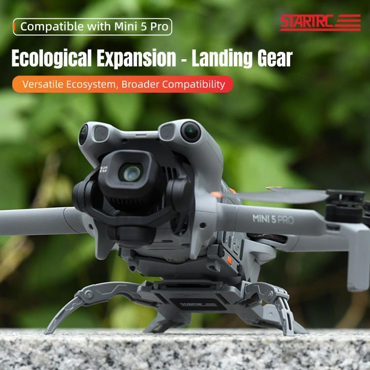 For DJI Mini 5 Pro STARTRC Spider-Leg Heightened Landing Gear Training Rack, Eco-Compatible  - Grey