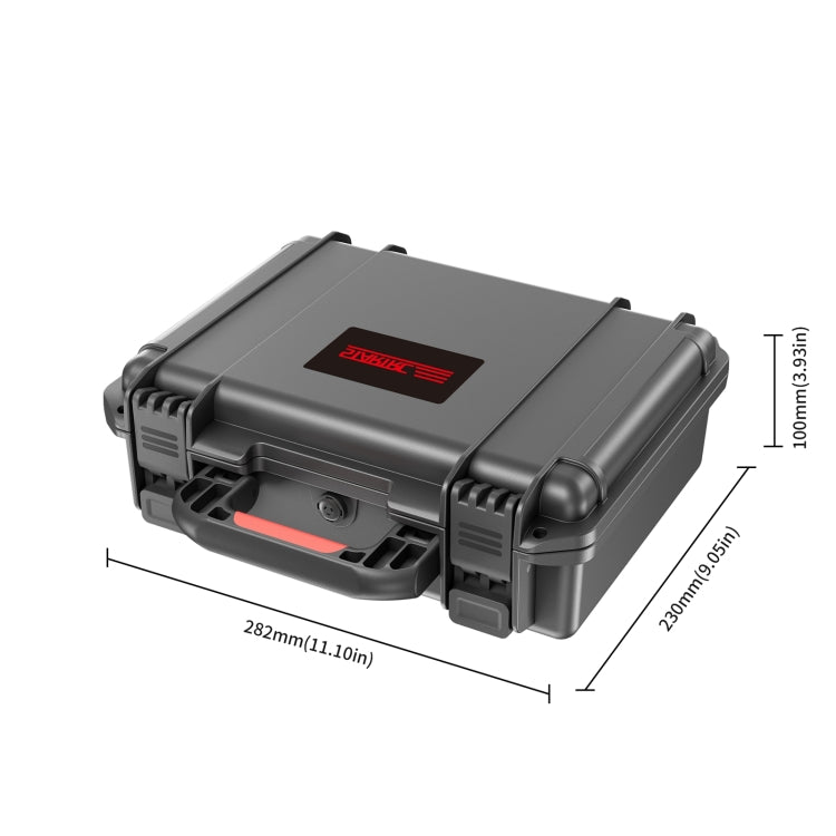 For Insta360 X4 STARTRC Waterproof EVA ABS Dual-layer Suitcase Storage Box  - Black
