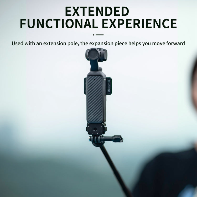For DJI Pocket 3 STARTRC Quick Mount Adapter Extension Bracket  - Black