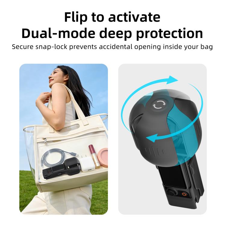 For DJI Osmo Pocket 4 / 3 STARTRC Factory Gimbal Protective Case Cover  - Black