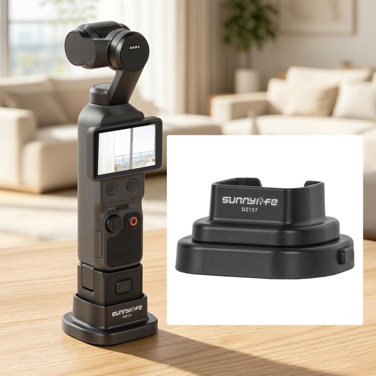 For DJI Osmo Pocket 4 / 3 Sunnylife Detachable Car & Desktop Base Stand Base Desktop Stabilizer Supporting Holder