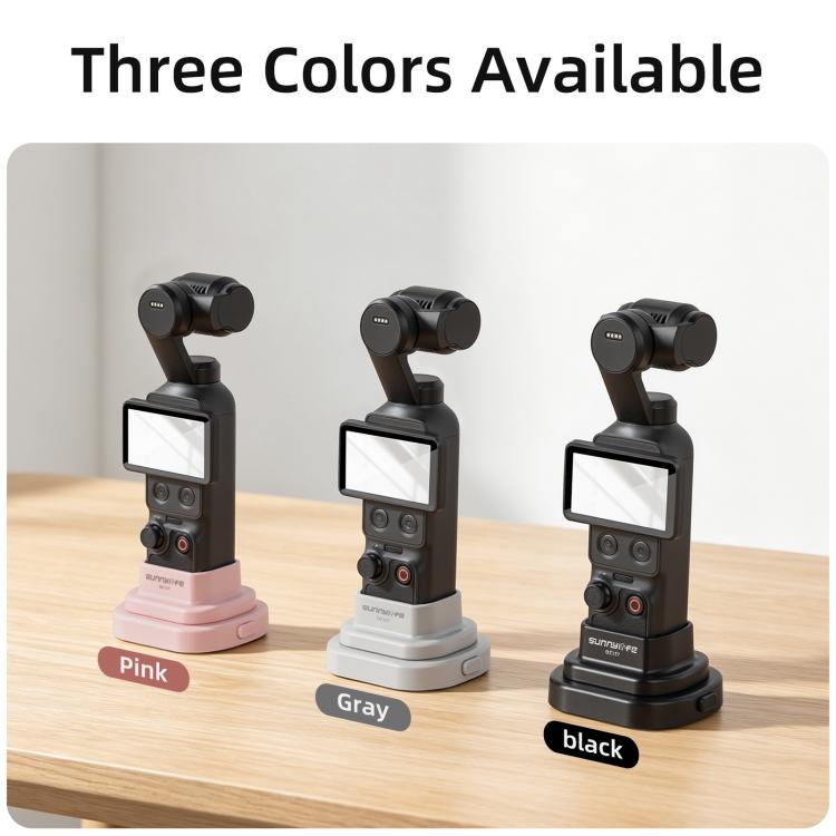 For DJI Osmo Pocket 4 / 3 Sunnylife Detachable Car & Desktop Base Stand Base Desktop Stabilizer Supporting Holder