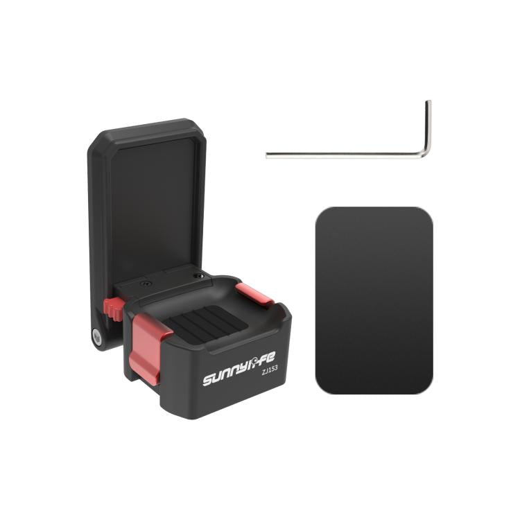 For DJI Osmo Pocket 4 / 3 Sunnylife Quick-Release Magnetic Mount Tabletop Base Plastic Bracket Angles Adjustable Stand