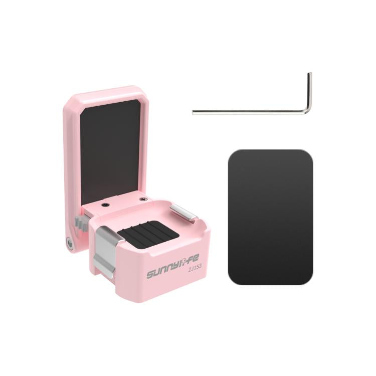 For DJI Osmo Pocket 4 / 3 Sunnylife Quick-Release Magnetic Mount Tabletop Base Plastic Bracket Angles Adjustable Stand