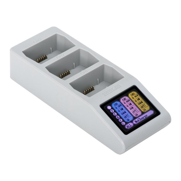 For DJI Mini 5 Pro Charging Butler Tri-Battery Charger Hub with Display Screen  - Grey