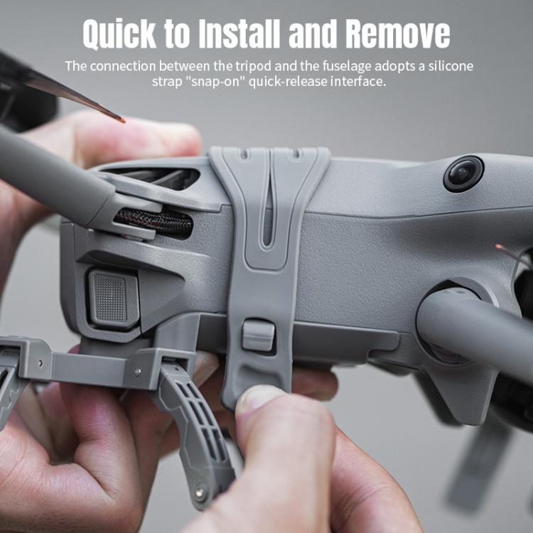 For DJI Mini 5 Pro STARTRC Independent Spider-Leg Heightened Landing Gear Training Rack  - Grey