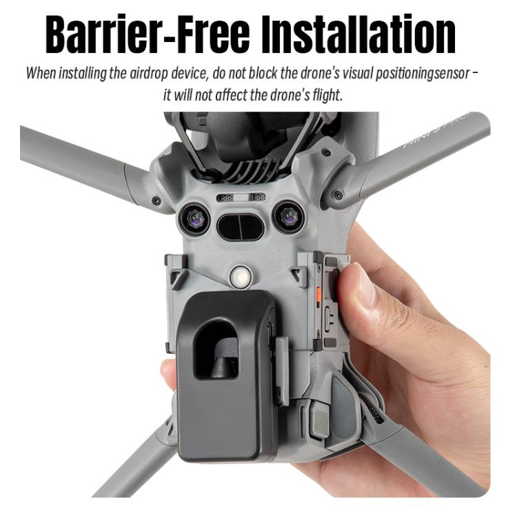 For DJI Mini 5 Pro STARTRC LED Light Air-Dropping System Thrower Parabolic  - Grey